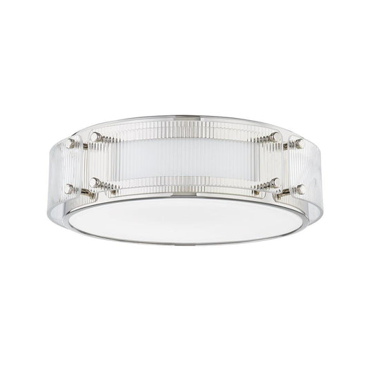 Hudson Valley Clifford Flush Mount Polished Nickel