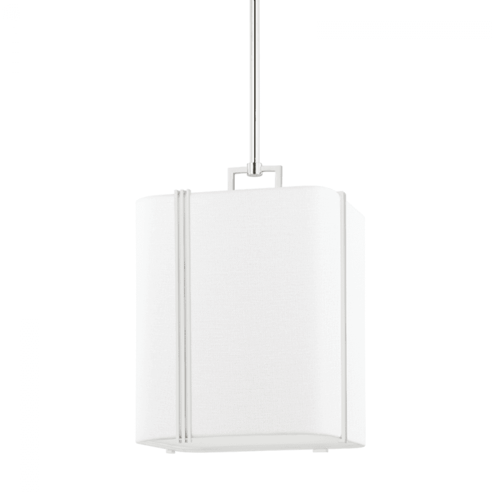 Hudson Valley Downing Pendant Nickel 13.25"W x 17.75"H