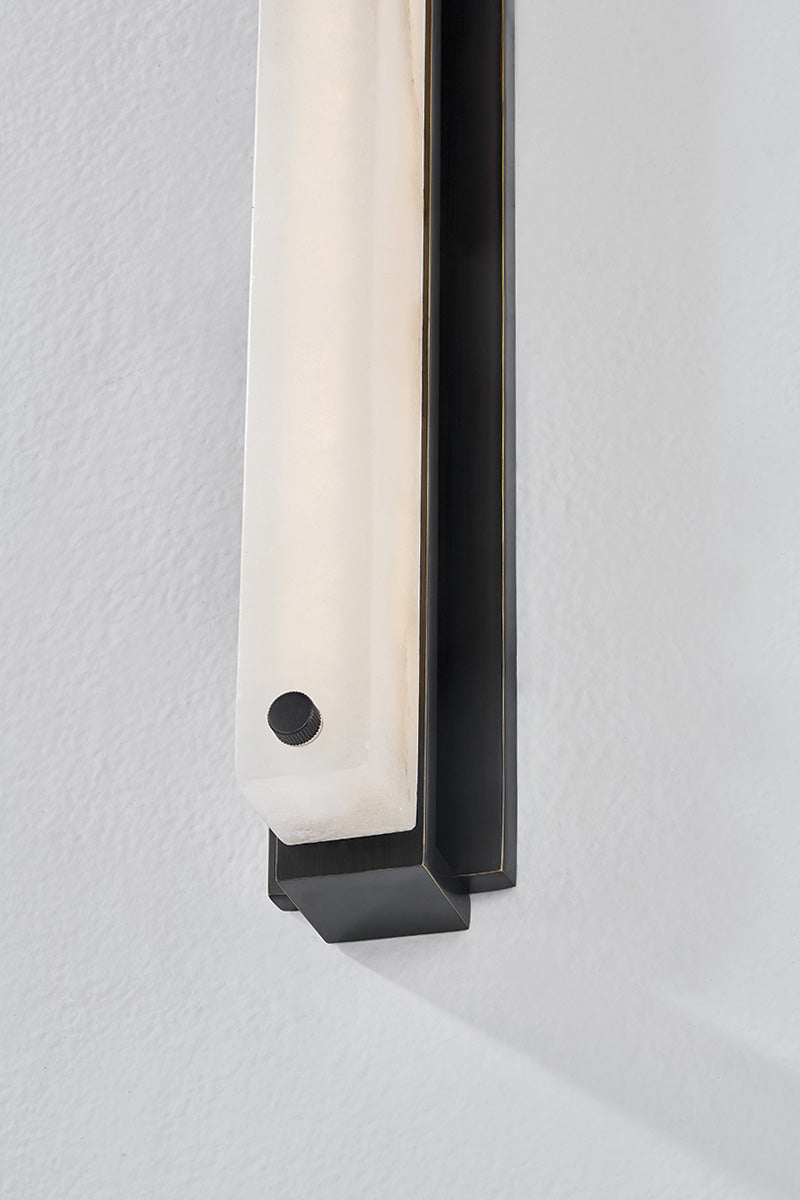 Hudson Valley Edgemere Wall Sconce Distressed Bronze detail view 4