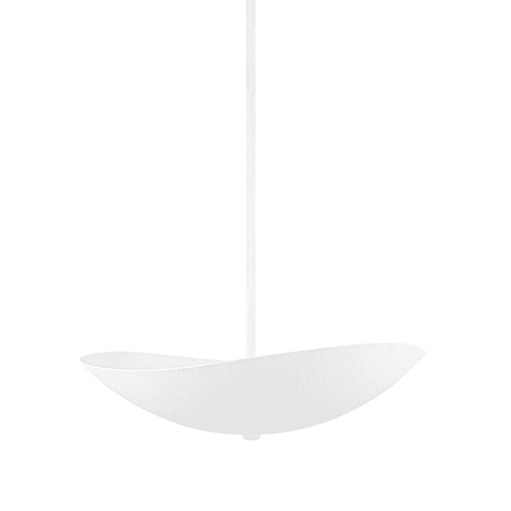 Hudson Valley Fabius Small Pendant White Plaster