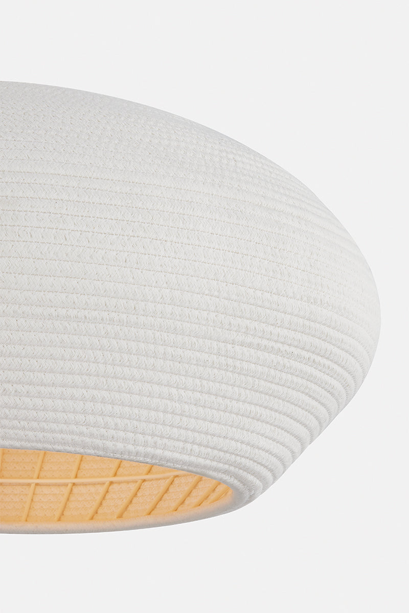 Hudson Valley Ferndale 24" Pendant in Gesso White, room setting 2