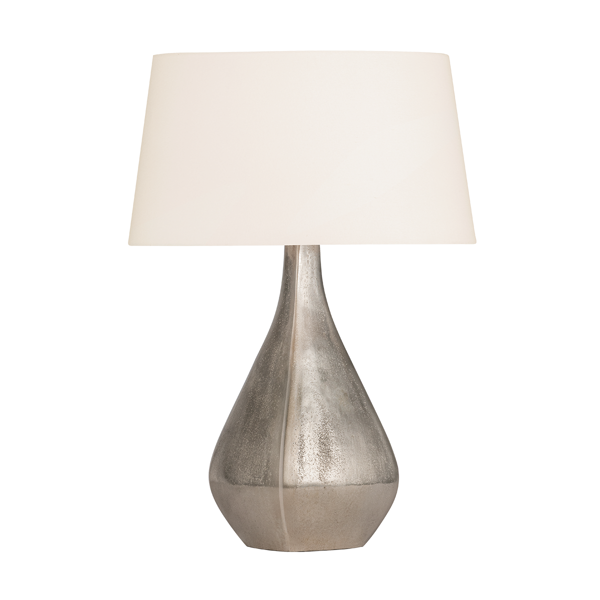 Hudson Valley Fieldston Table Lamp Warm Silver
