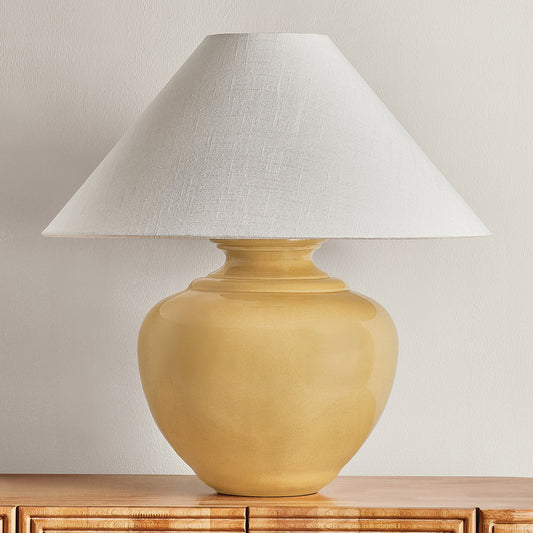 Hudson Valley French Ridge Table Lamp in Aged Brass, alternate view 1