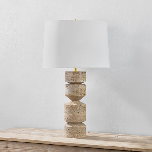 Hudson Valley Galeville Table Lamp in Aged Brass, alternate view 1