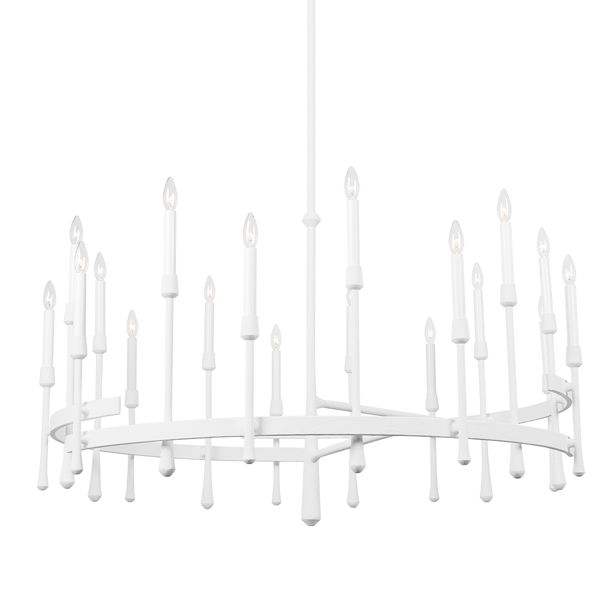 Hudson Valley Hathaway 18-Light Chandelier White Plaster