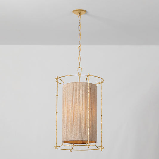 Hudson Valley Jones Point 20" Lantern in Vintage Gold Leaf, alternate view 1
