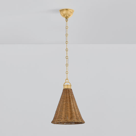 Hudson Valley Kensington 10" Pendant in Aged Brass, alternate view 1