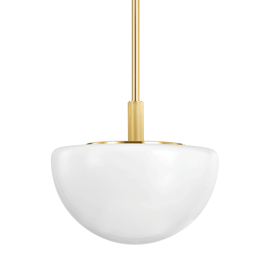 Hudson Valley Lethbridge 19" Pendant Aged Brass