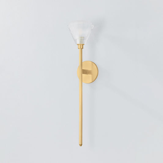 Hudson Valley Maspeth Wall Sconce Aged Brass detail view 1