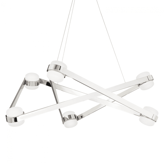 Hudson Valley Orbit Chandelier Nickel
