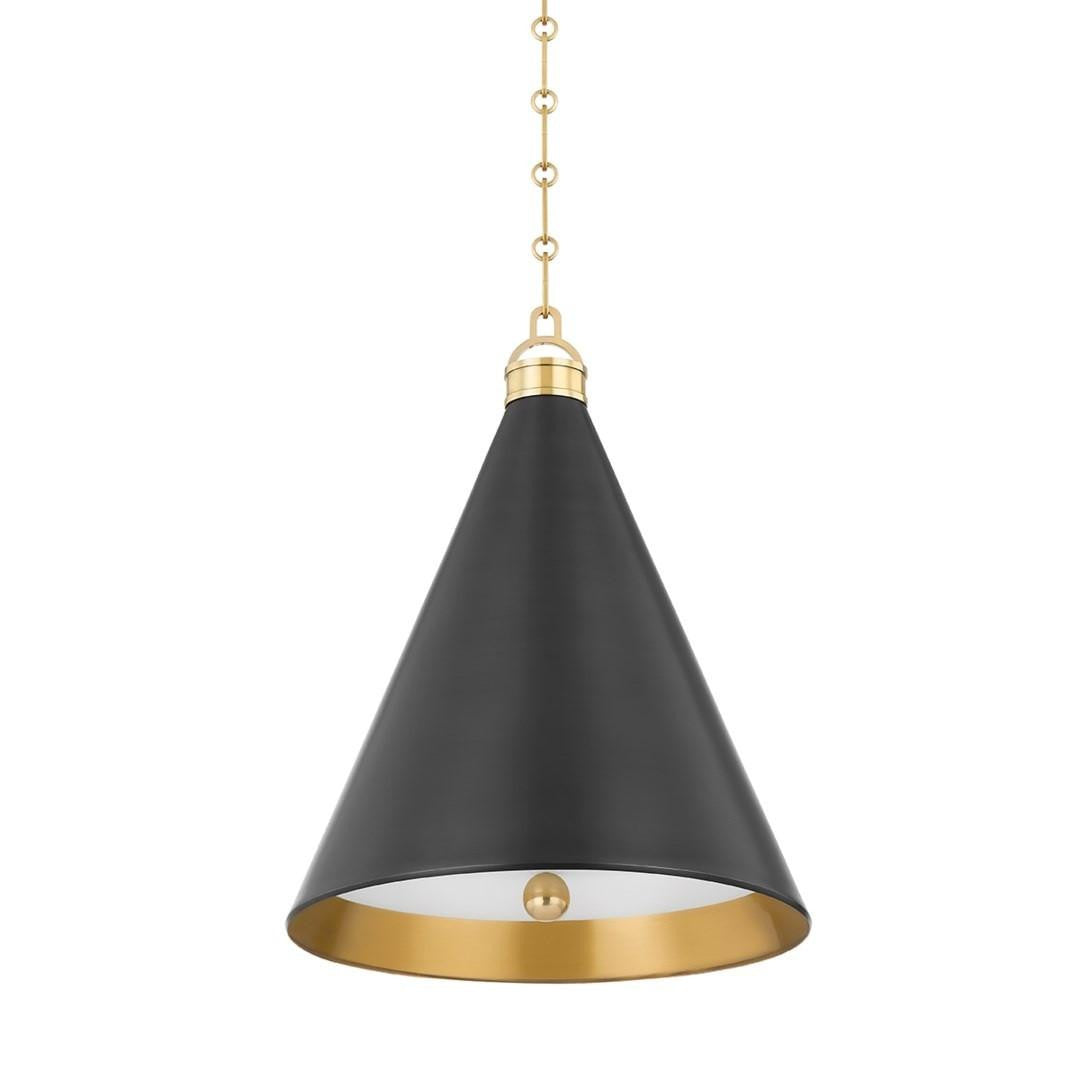 Hudson Valley Osterley Pendant Aged Brass, Antique Distressed Bronze
