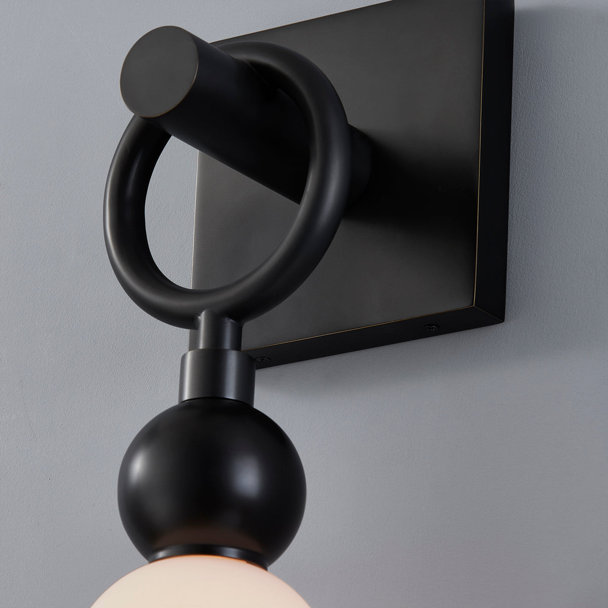 Hudson Valley Perrin Wall Sconce in Black Brass, alternate view 2