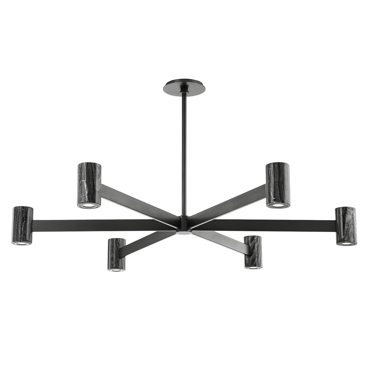 Hudson Valley Predock Chandelier Black Brass