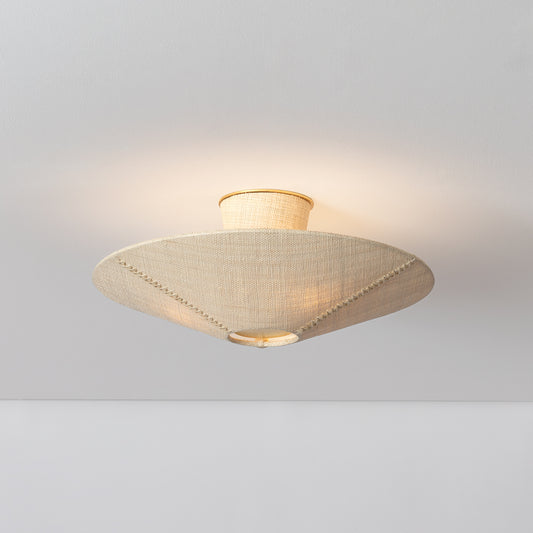 Hudson Valley Salisbury Mills 3-Light Semi-Flush Mount in Gold Leaf, alternate view 1