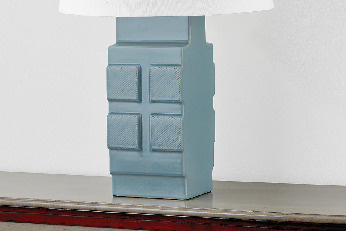 Hudson Valley Sarai Table Lamp in Aged Brass, room setting 2