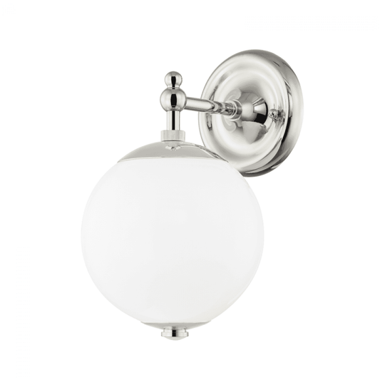 Hudson Valley Sphere No.1 Wall Sconce Nickel