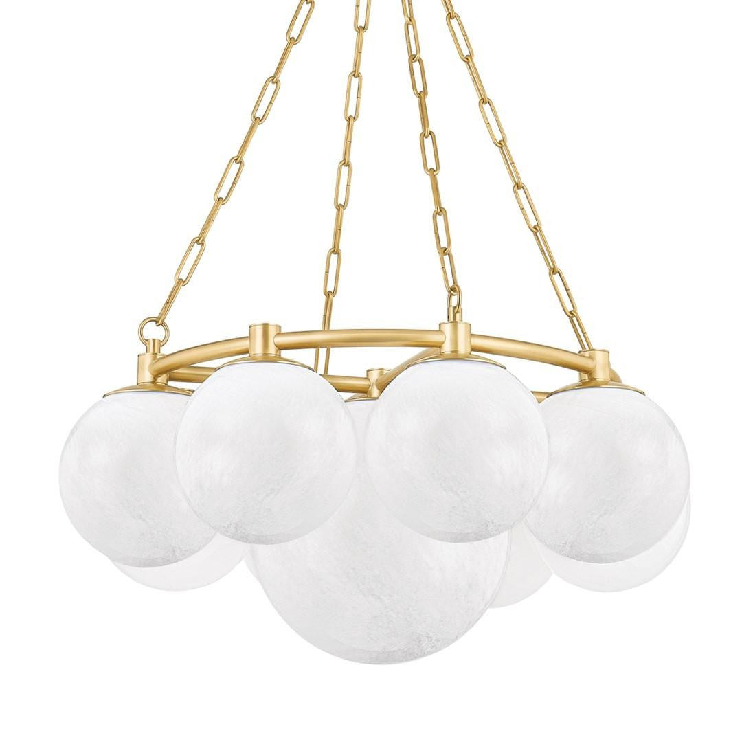 Hudson Valley Thornwood Chandelier Aged Brass
