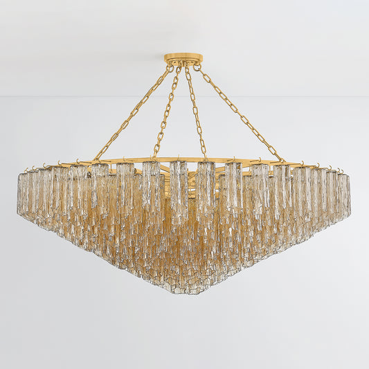 Hudson Valley Watertown 33-Light Chandelier in Aged Brass, alternate view 1