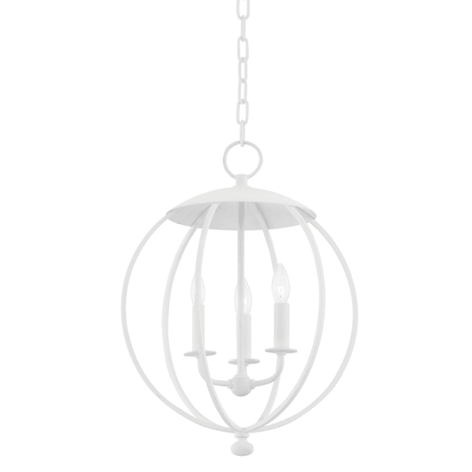 Hudson Valley Wesley Pendant White