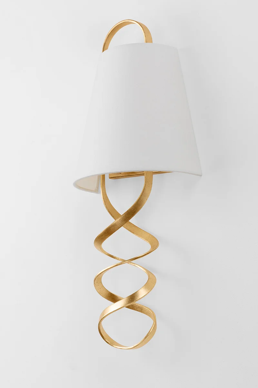 Hudson Valley Dota Wall Sconce Warm Silver Leaf