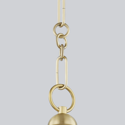 Mitzi by Hudson Valley Lighting Fenimore Pendant Aged Brass