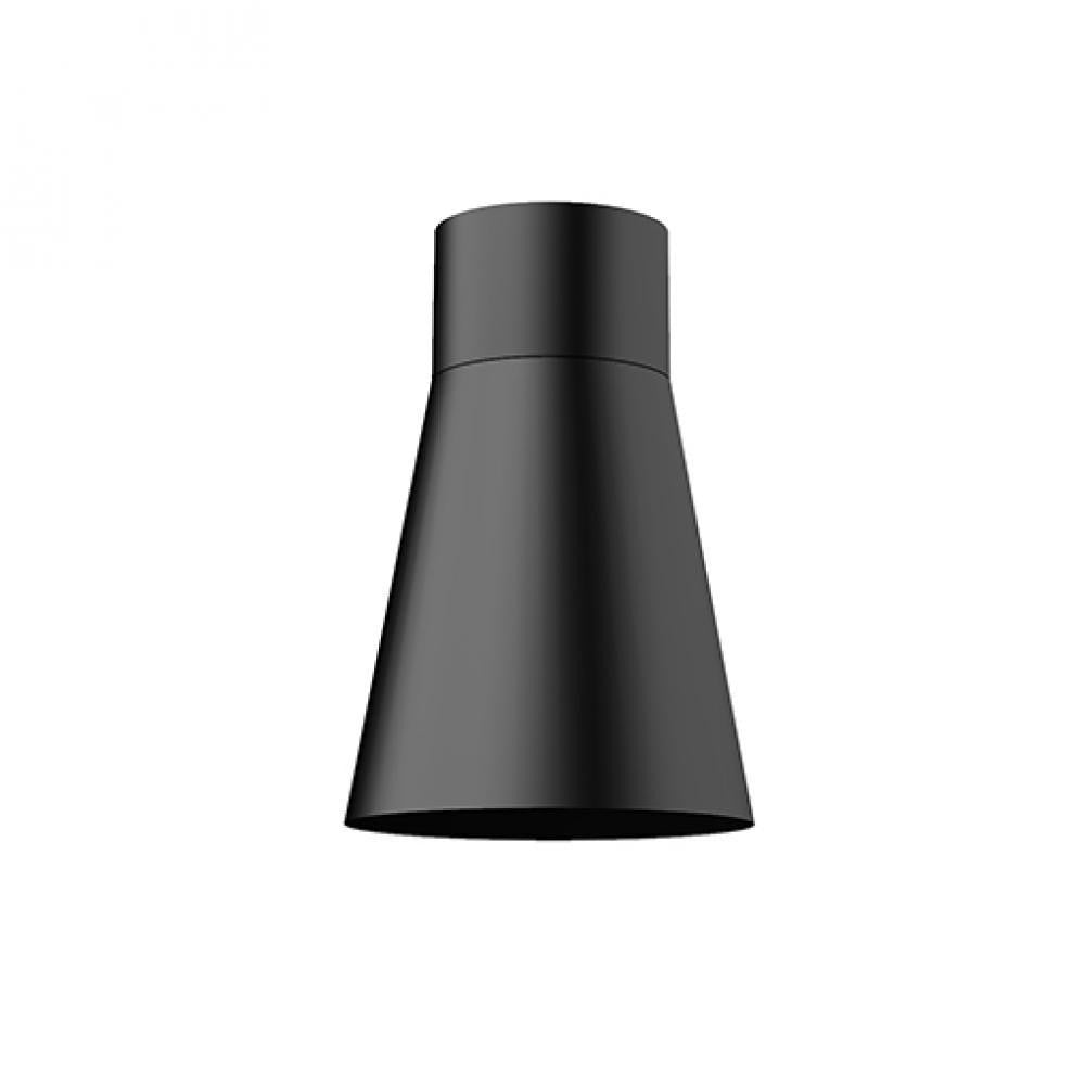 Kuzco Lighting Inc Harlowe 8-in Outdoor Flush Mount Black