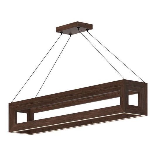 Kuzco Lighting Inc Morina 42-in LED Linear Pendant Walnut