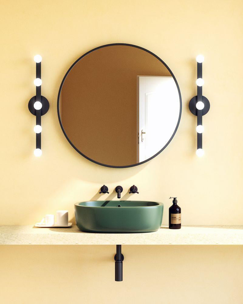 Kuzco Lighting Inc Rezz 24-in Black LED Wall Sconce