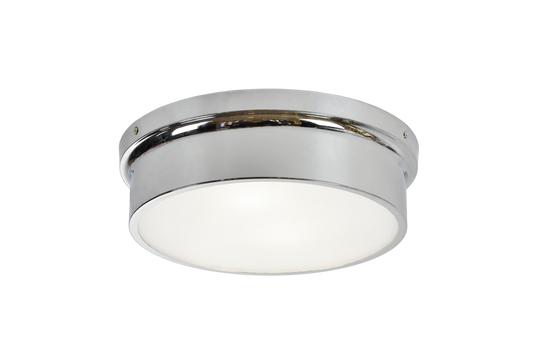 Matteo Lighting Ciotola 12-in Flush Mount Chrome