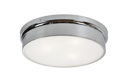 Matteo Lighting Ciotola 15-in Flush Mount Chrome