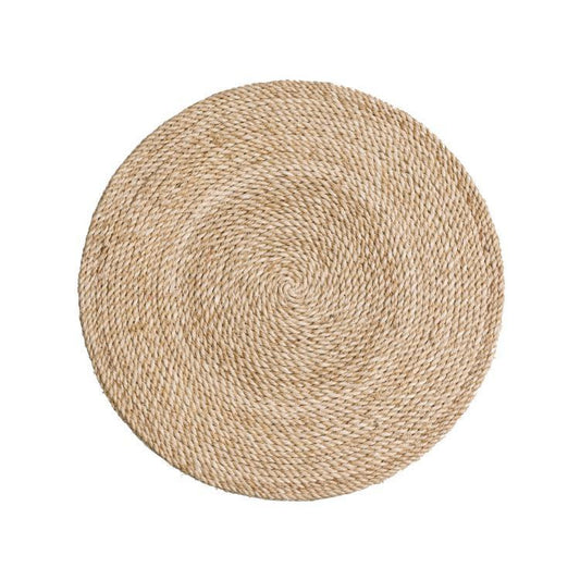 Maitland-Smith Abaca Side Table, Natural, 24"H (89-0403 YUU906TM9J)