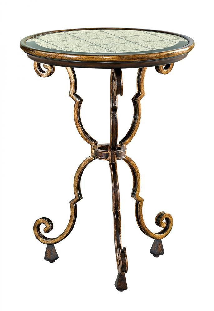 Maitland-Smith Aria Side Table Mahogany