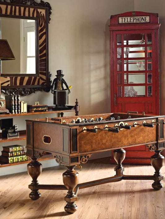 Maitland-Smith Ashton Foosball Table, Napoleon Brown, Aubergine, 58"W (8106-31 YUU906TMAZ)