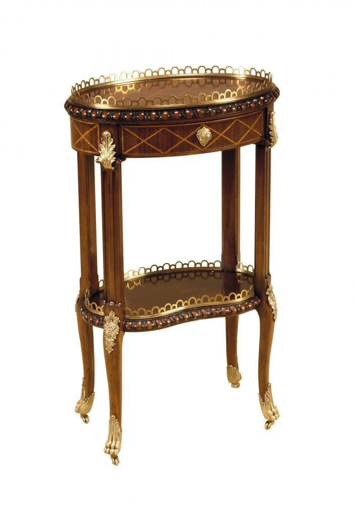 Maitland-Smith Boudoir Accent Table Light Mahogany
