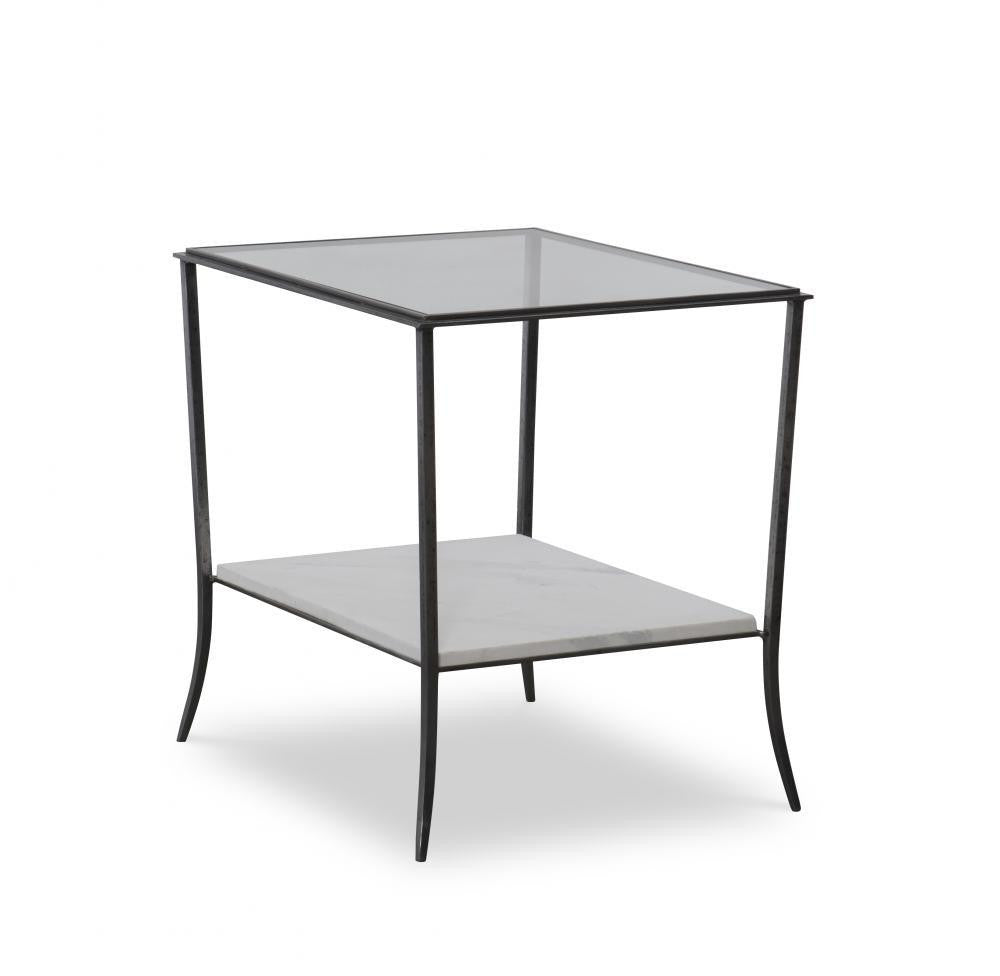 Maitland-Smith Elan End Table Black Nickel