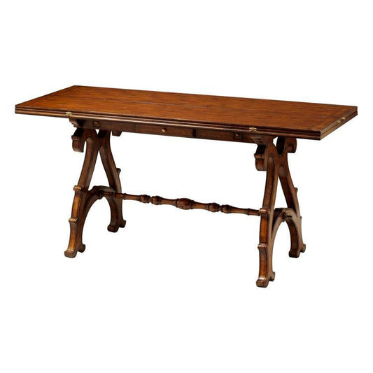 Maitland-Smith Meadow Dining Table, Distressed Wood, 63"W (89-0707 YUU906TQ98)