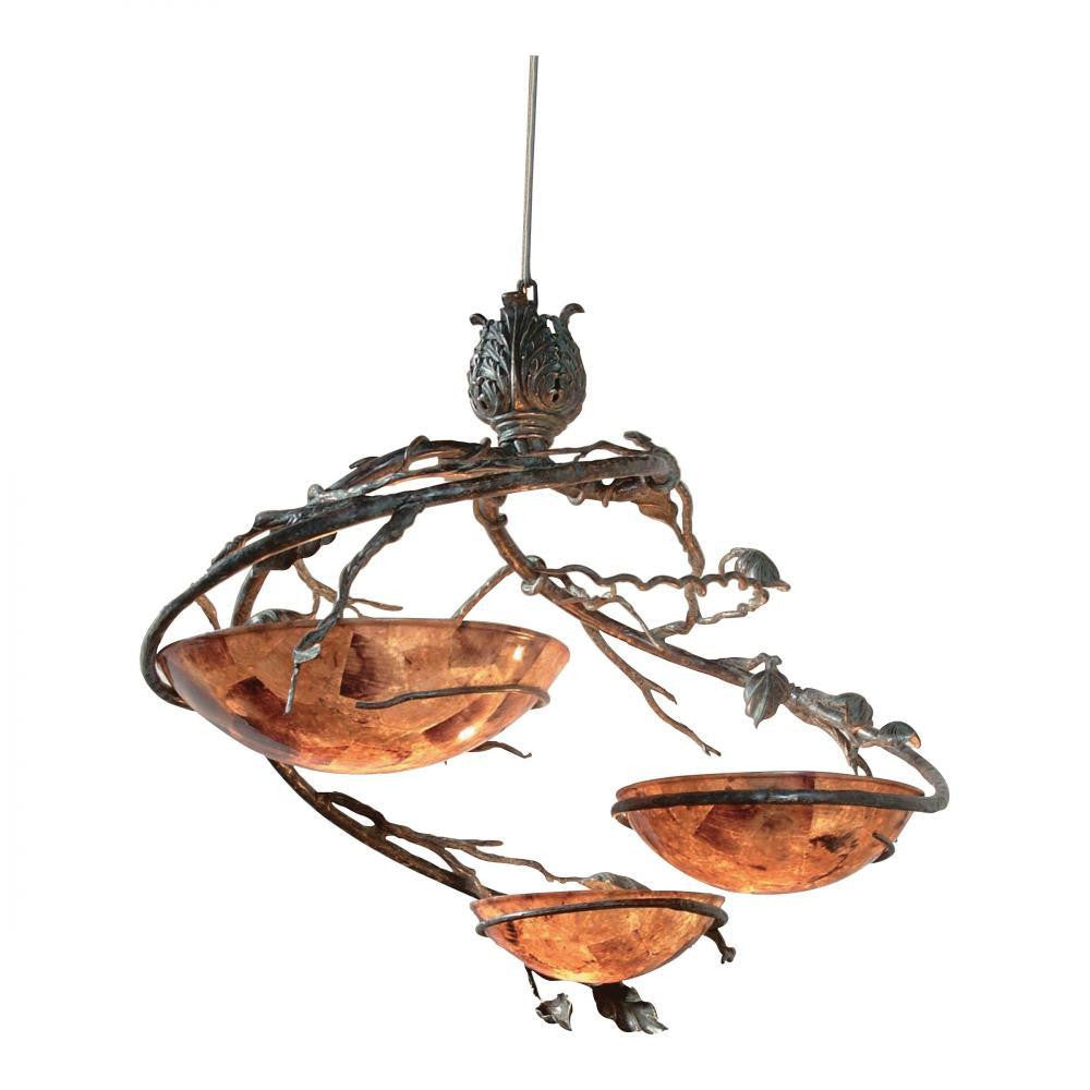 Maitland-Smith Radiant Chandelier Verdigris