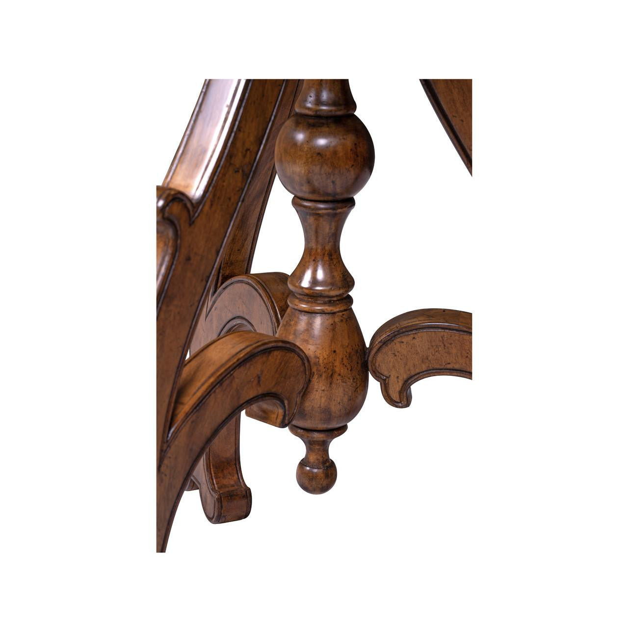 Maitland-Smith Shepard Pedestal Table, Distressed Wood, 30"W (89-1019 YUU906TT5G)