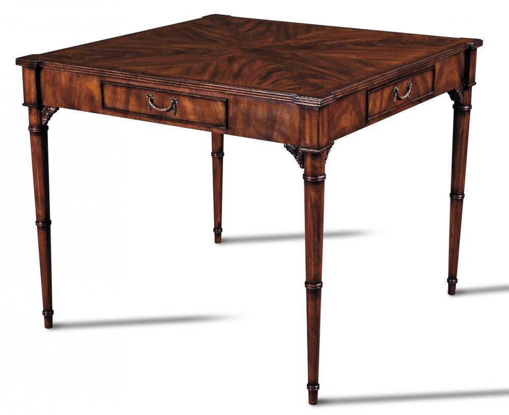 Maitland-Smith Stewart Card Table Mahogany