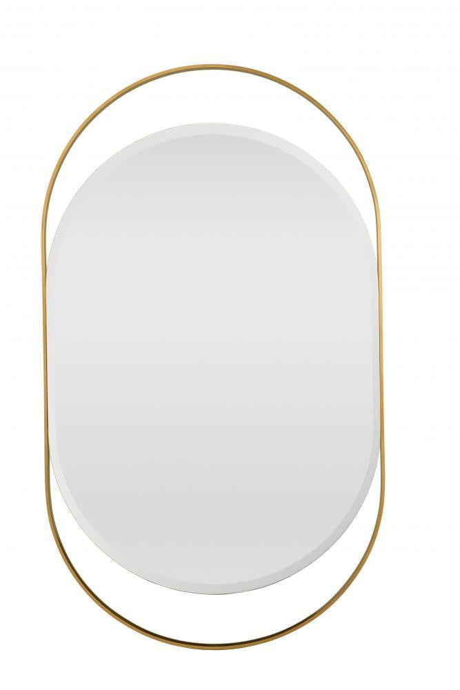 Maitland-Smith Track Mirror Brass