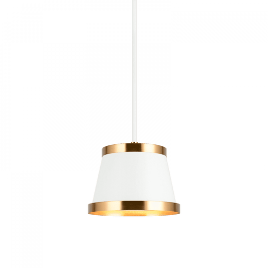 Matteo Lighting Caske 8-in Pendant White