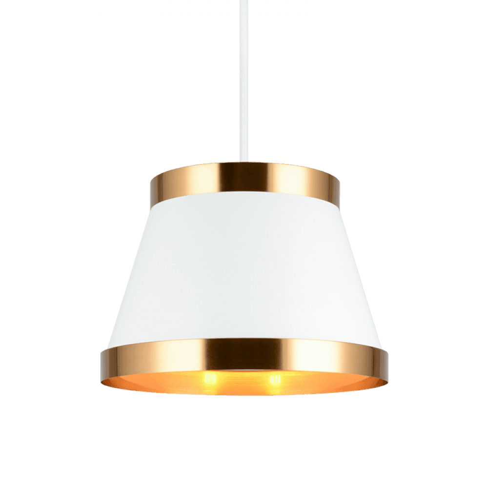Matteo Lighting Caske Pendant, 3-Light, White, 14.65"W (C62903WHAG 305XRX7)