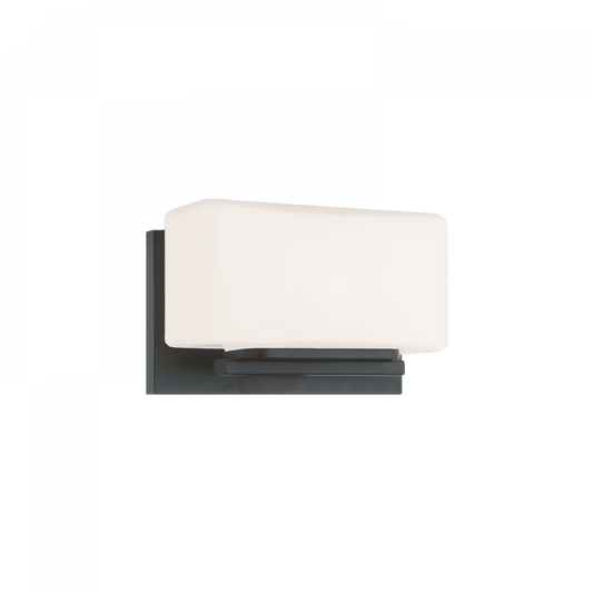 Matteo Lighting Chiclet 1-Light Wall Sconce in Matte Black, 7.40"W (S10801MB)