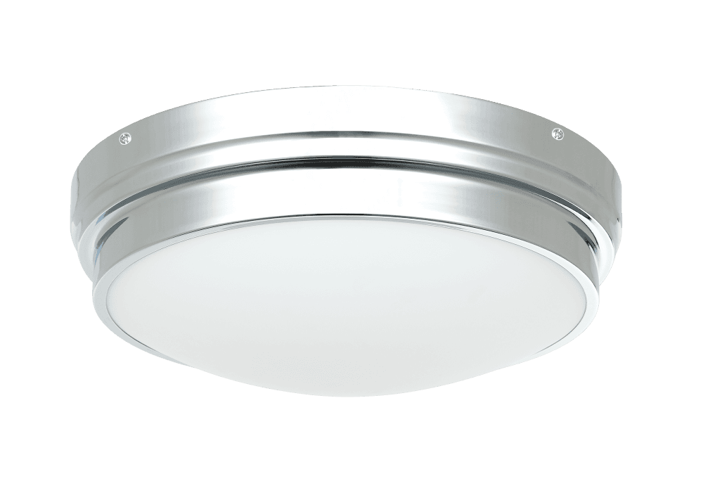 Matteo Lighting Fresh Colonial 14-in Flush Mount Chrome