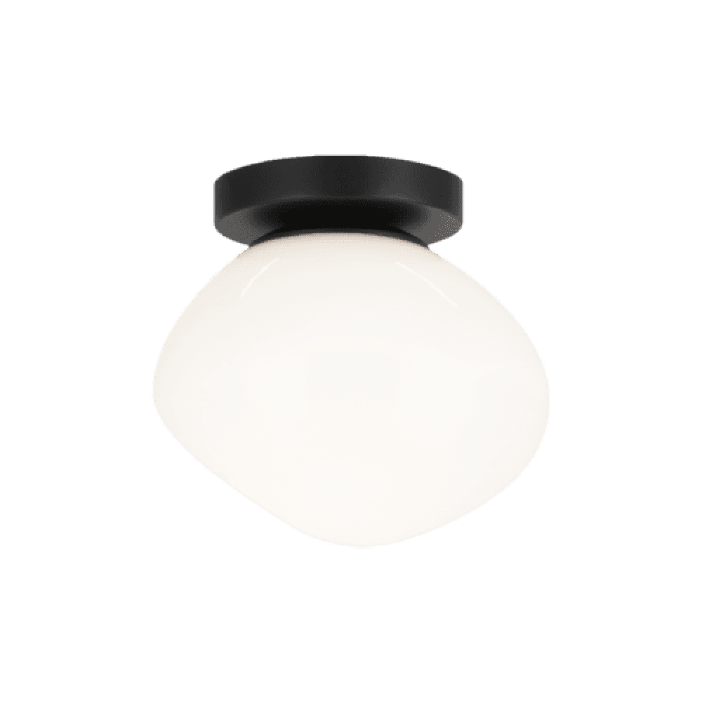Matteo Lighting Melotte 8-in Wall Sconce/Ceiling Mount Black