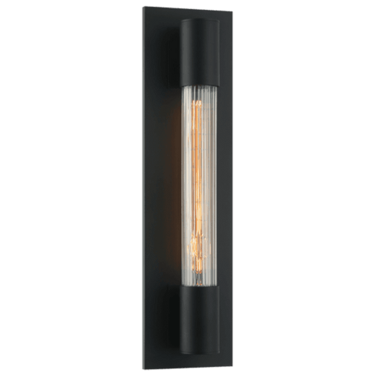 Matteo Lighting Riely 1-Light Wall Sconce in Matte Black, 4.75"W (S02401MB)