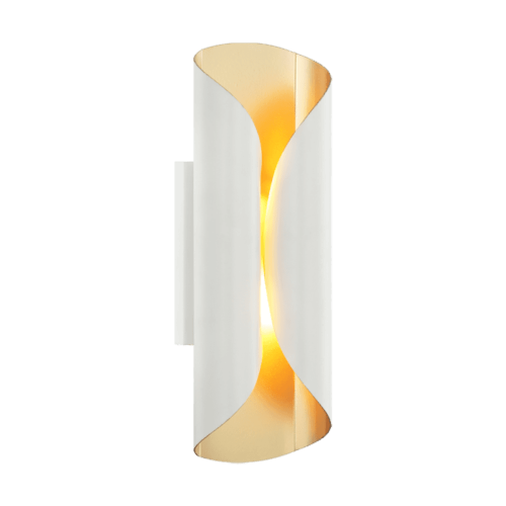 Matteo Lighting Ripcurl 14-in Wall Sconce White