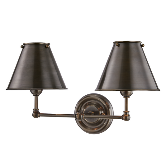 Hudson Valley Classic No.1 Wall Sconce Distressed Bronze
