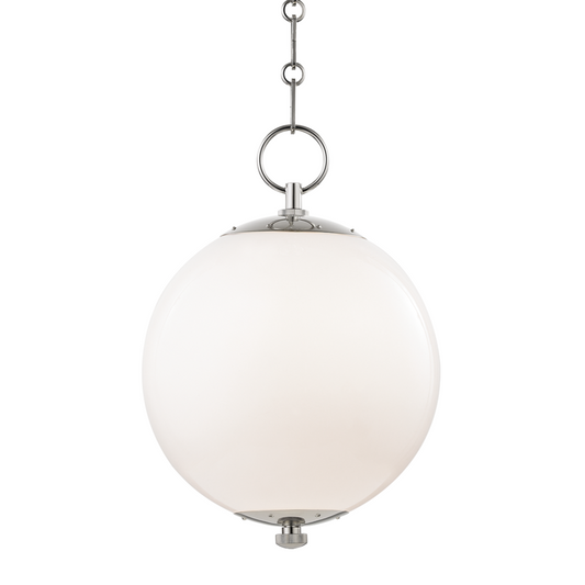Hudson Valley Sphere No.1 Pendant Polished Nickel