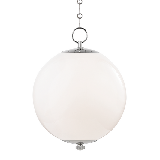 Hudson Valley Sphere No.1 Pendant Polished Nickel